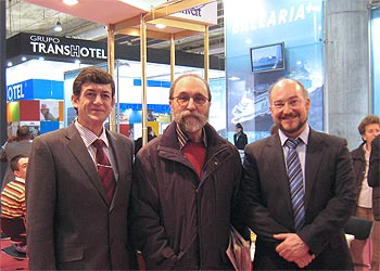 D. Manuel Sos, Director Gerente de Pipeline Software, D. Juan Carlos Mañas y D. Sebastián Briones, Director Comercial de Pipeline Software.