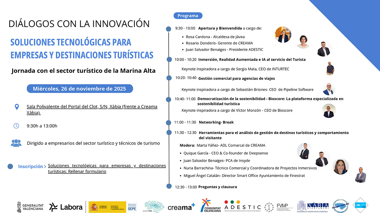 Cartel di&aacute;logos con la innovaci&oacute;n