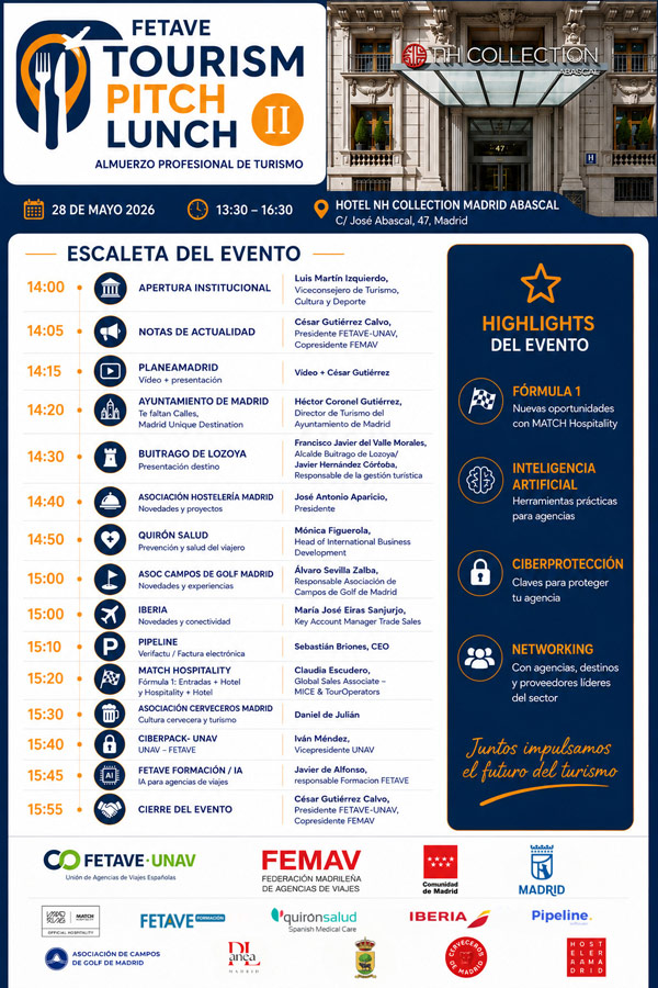 II Tourism Pitch Lunch de FETAVE
